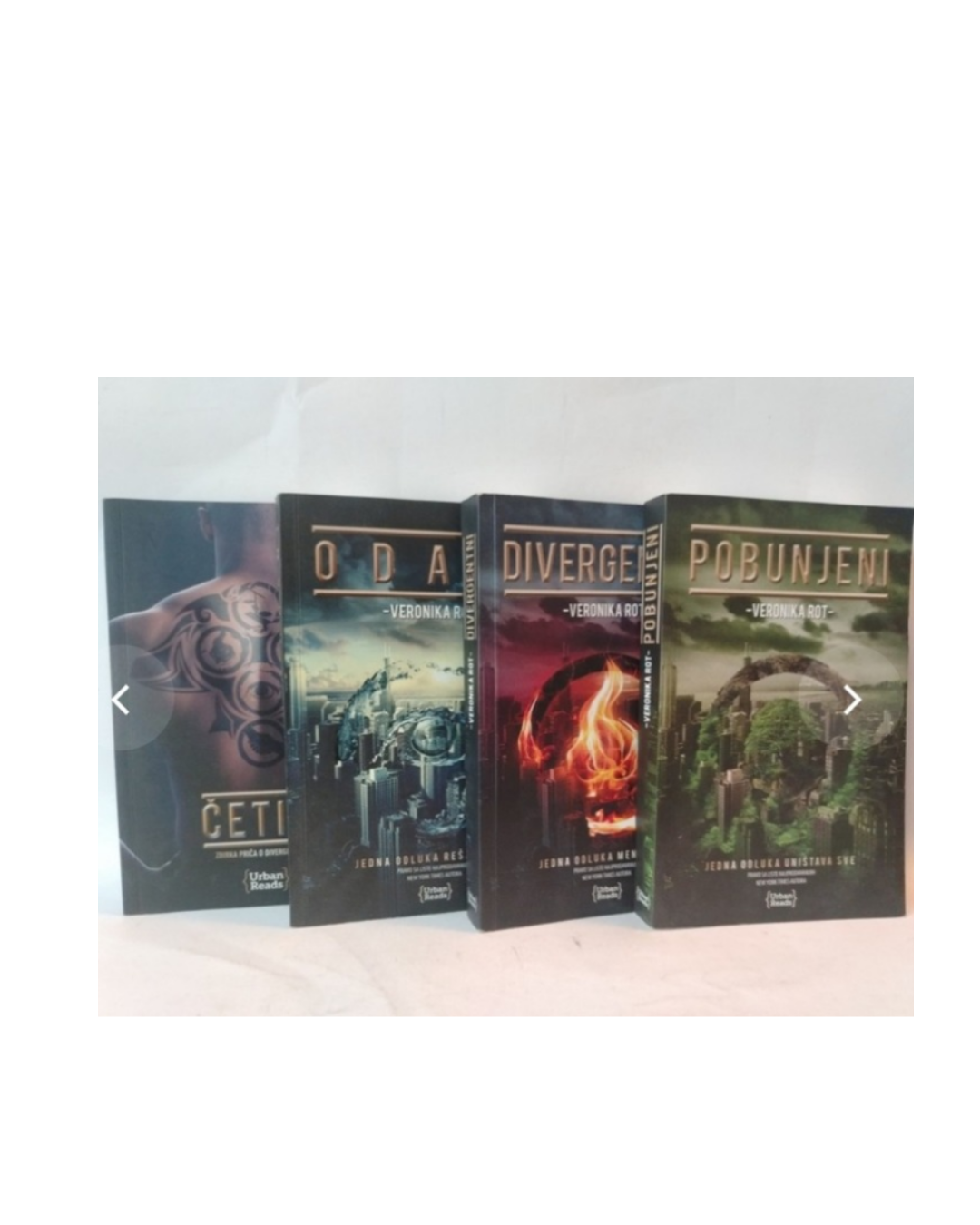 Divergentni 1–4 — komplet — Veronika Rot