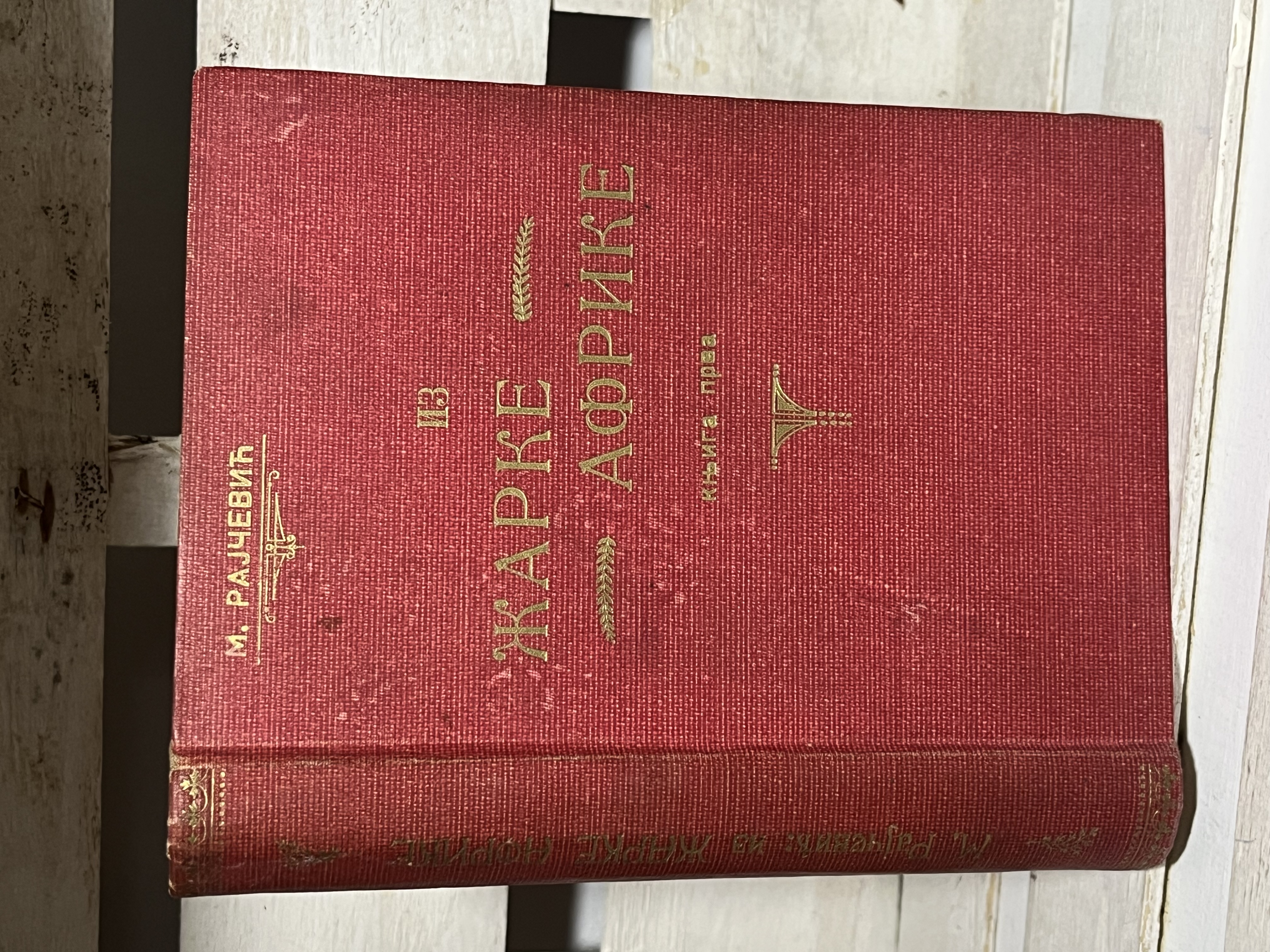 Milorad Rajčević - Iz žarke Afrike, I deo, I izdanje — Milorad Rajčević, polovna knjiga