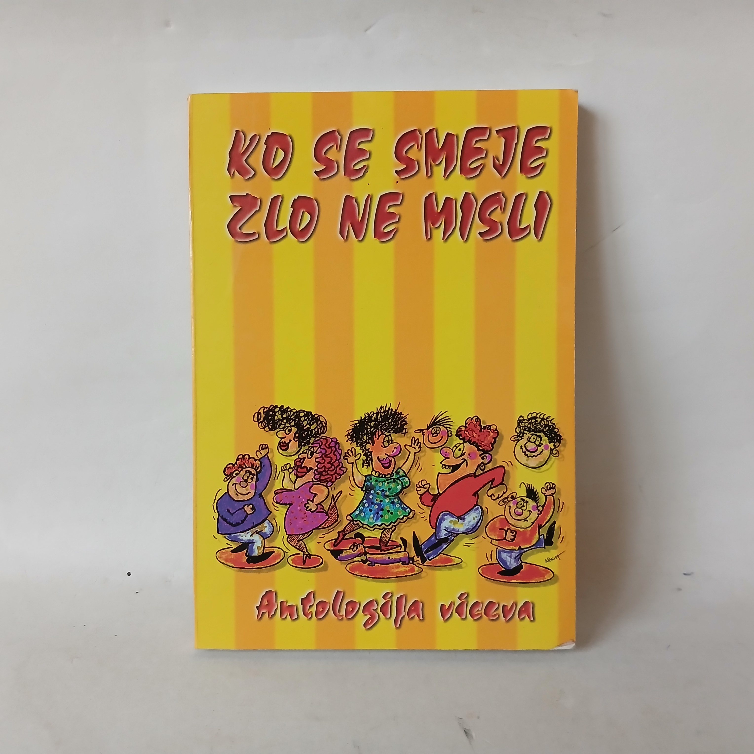 KO SE SMEJE ZLO NE MISLI — Antologija viceva, polovna knjiga