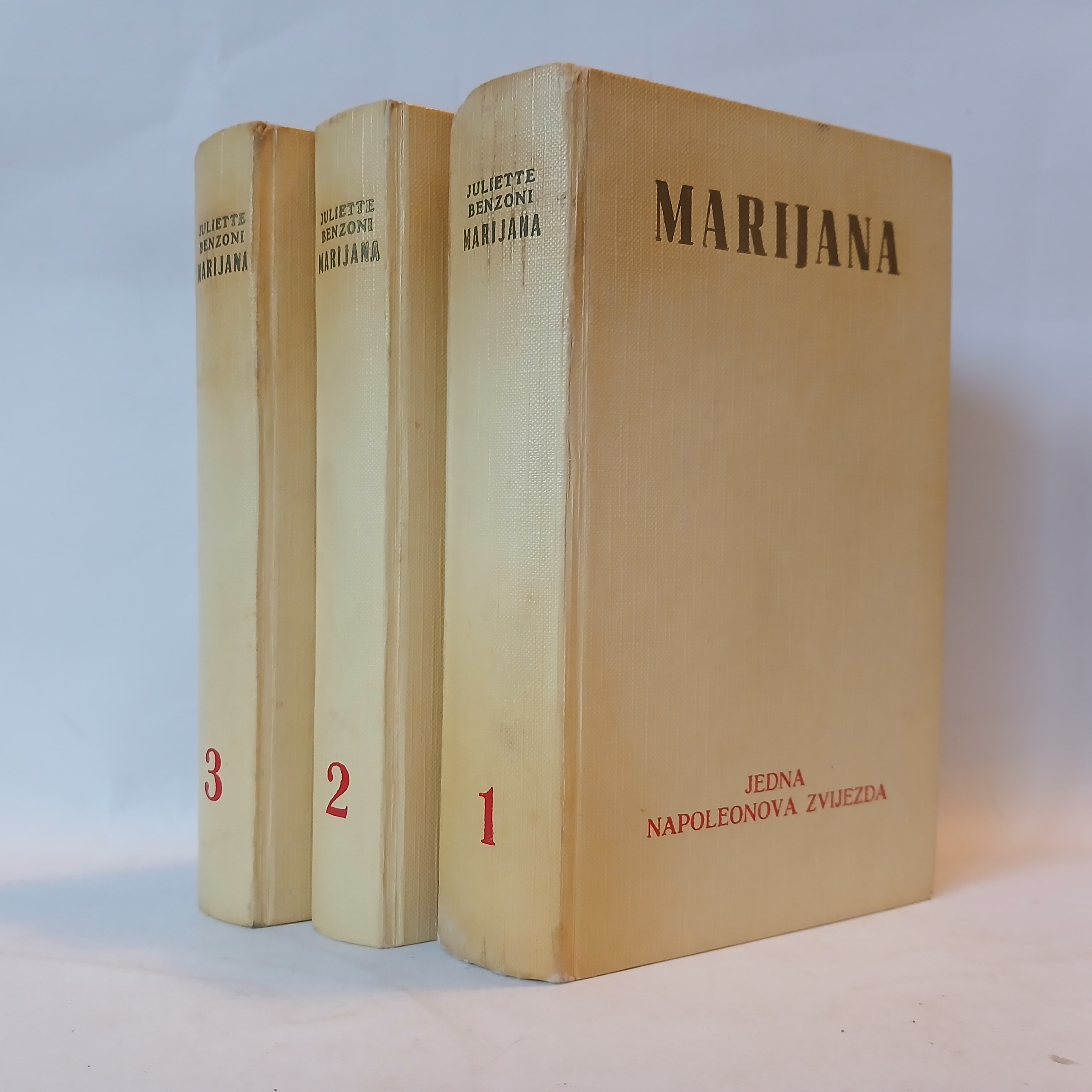 Juliette Benzoni - Marijana 1-3 — Juliette Benzoni, polovna knjiga