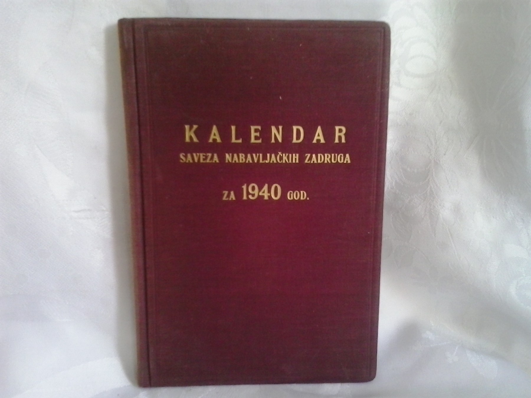 Kalendar Saveza nabavljačkih zadruga za 1940. godinu