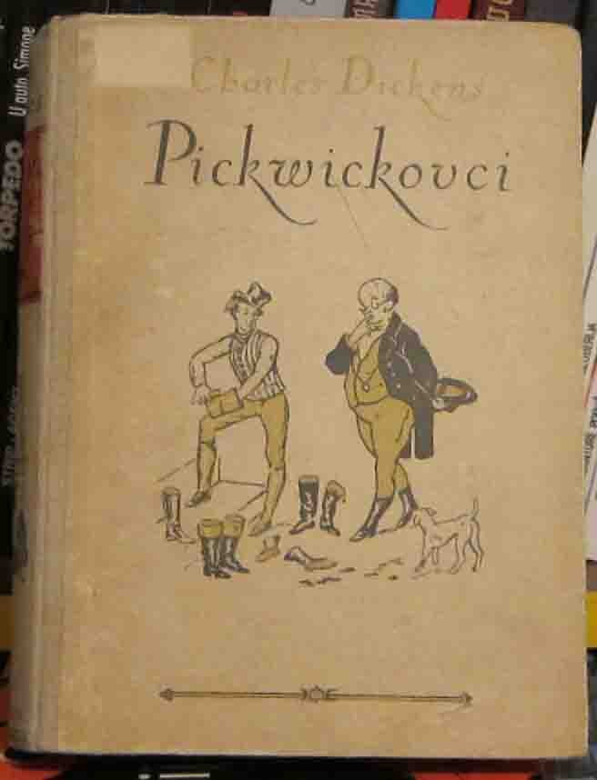 PICKWICKOVCI, I dio — ilustrovana korica — Charles Dickens, antikvarna knjiga
