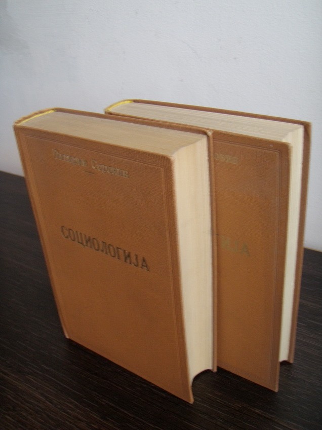 SOCIOLOGIJA — savremeni pravci i teorije, KOMPLET u dve knjige (Geca Kon, 1932) — Pitirim Sorokin, antikvarna knjiga