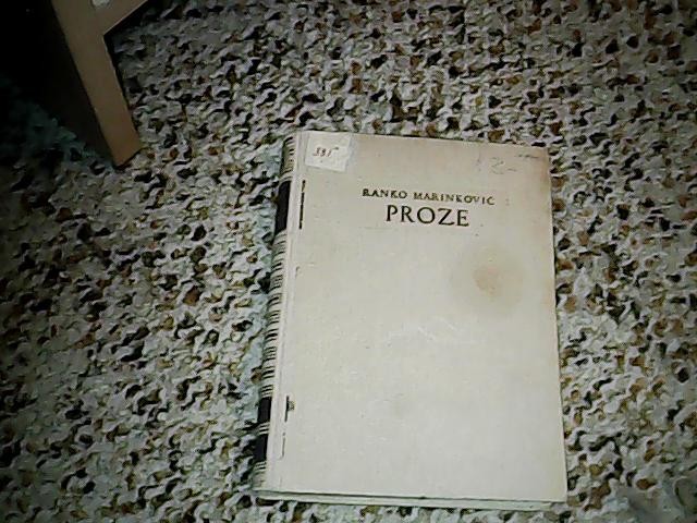 PROZE (Matica hrvatska, 1948) — prvo izdanje — Ranko Marinković, antikvarna knjiga