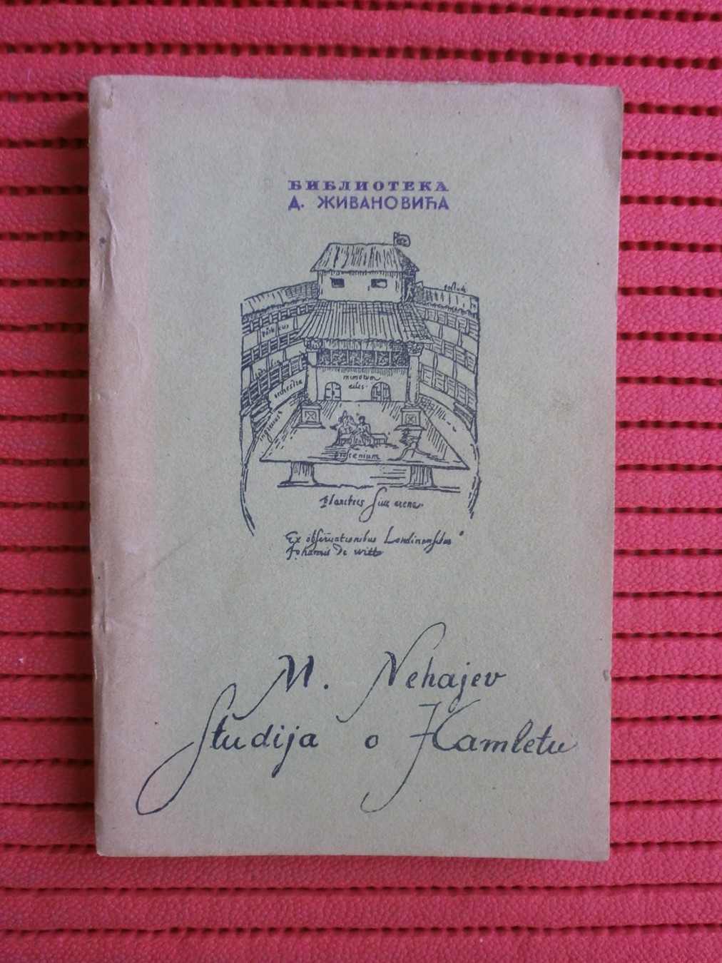 Studija o Hamletu (Zagreb 1917) — Milutin Cihlar Nehajev, antikvarna knjiga
