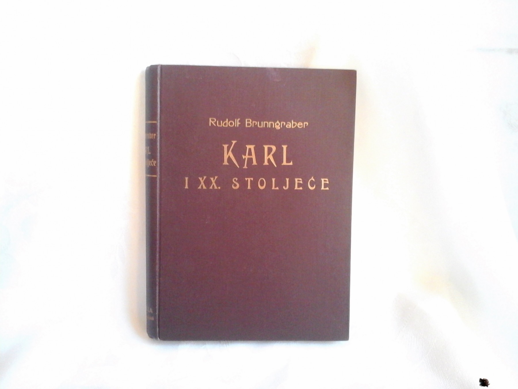 Karl i XX. stoljeće — roman (Binoza, Zagreb) — Rudolf Brunngraber, antikvarna knjiga