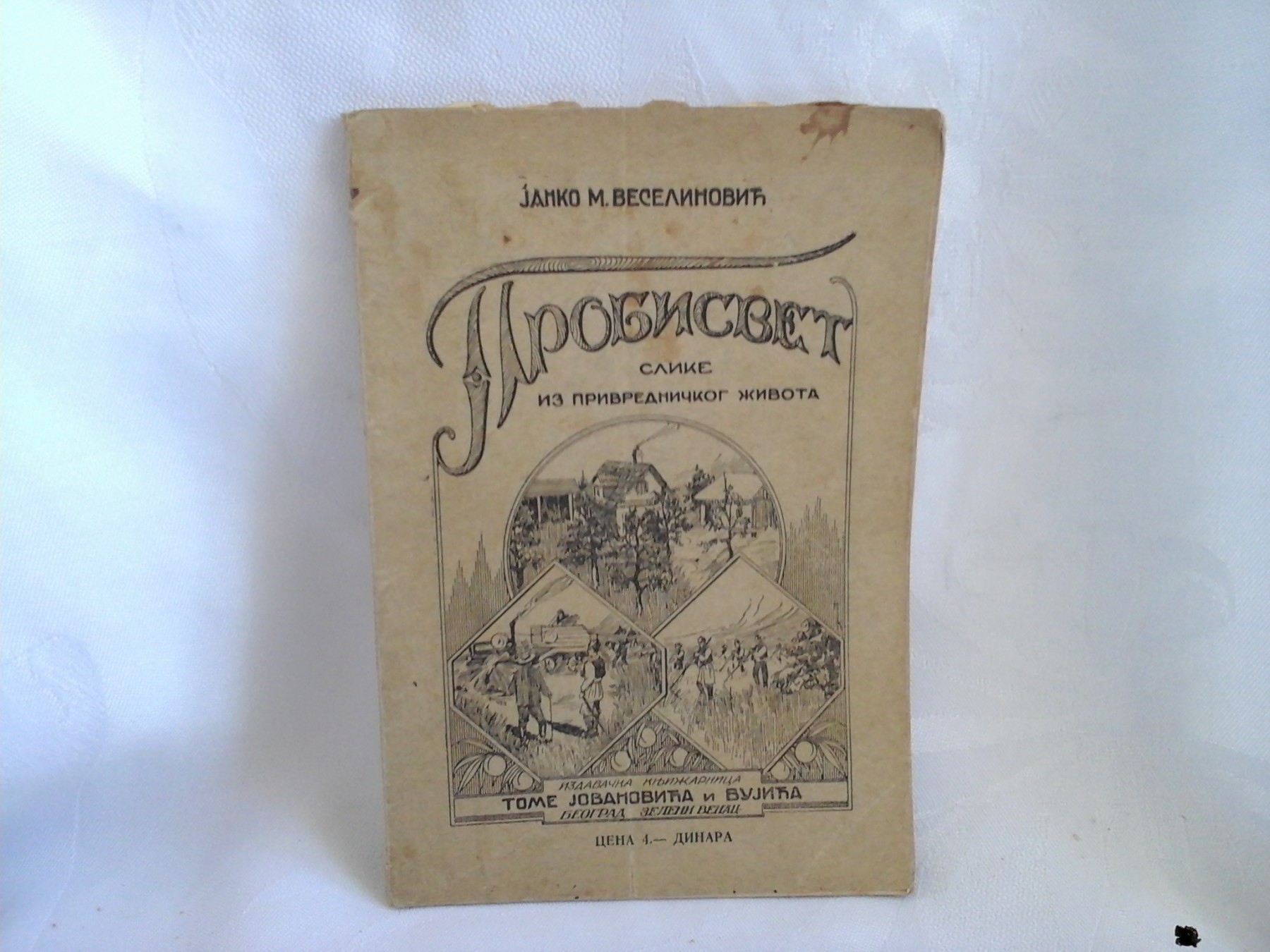 PROBISVET — slike iz privredničkog života (Toma Jovanović i Vujić, Beograd) — Janko M. Veselinović, antikvarna knjiga