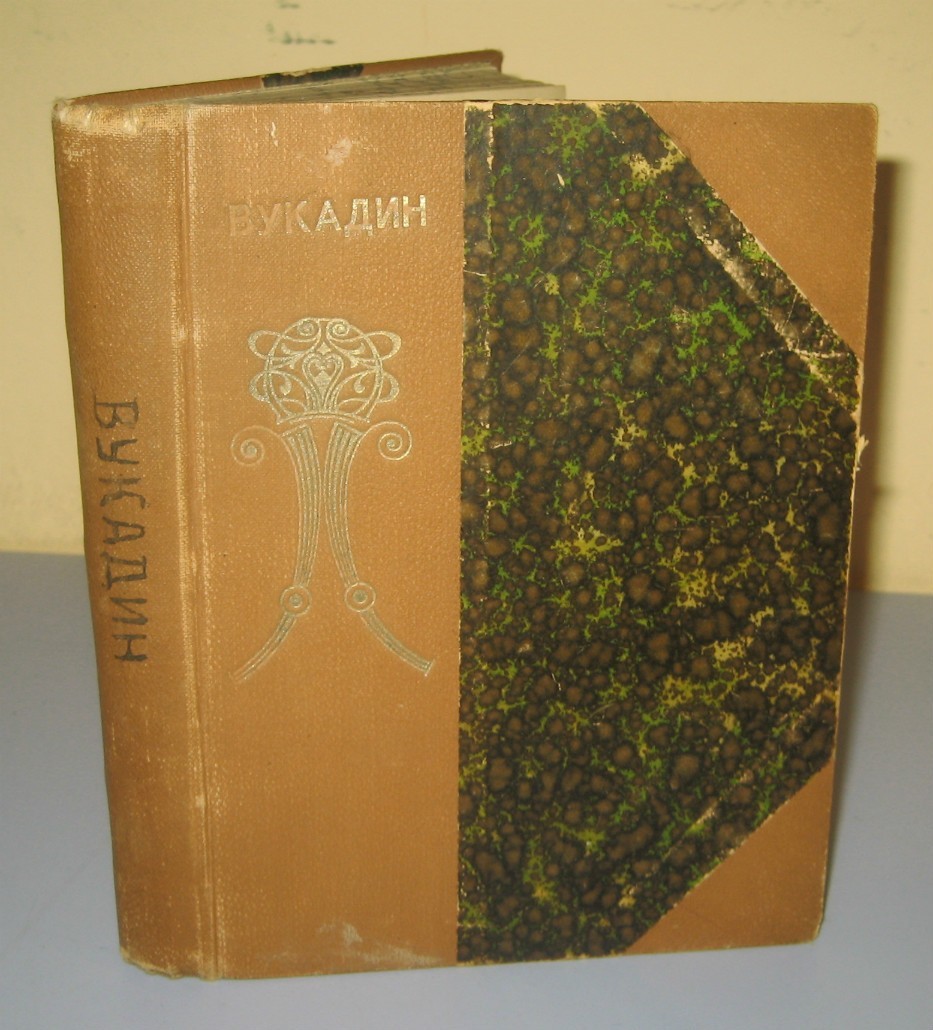 VUKADIN — pripovetka, PRVO IZDANJE (Srpska štamparija, Zagreb 1903) — u secesijskom polupovezu — Stevan Sremac, antikvarna knjiga