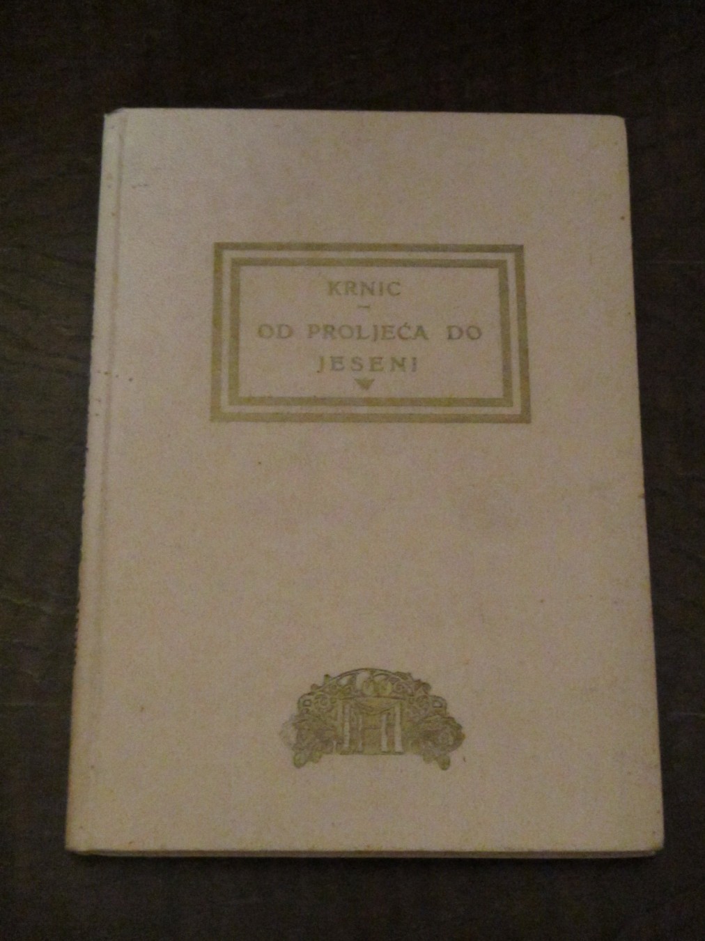 OD PROLJEĆA DO JESENI — pripovijesti (Matica hrvatska, Zagreb 1925) — Ivan Krnic, antikvarna knjiga