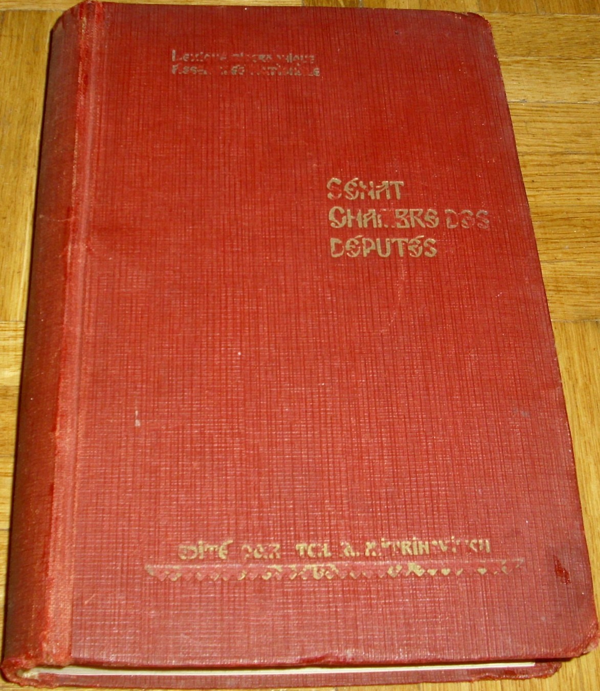 BIOGRAFSKI LEKSIKON — NARODNO PRETSTAVNIŠTVO: SENAT, NARODNA SKUPŠTINA (Sénat, Chambre des députés) — sa posvetom urednika (1935) — drugi primerak — Uredio Čedomil M. Mitrinović, antikvarna knjiga
