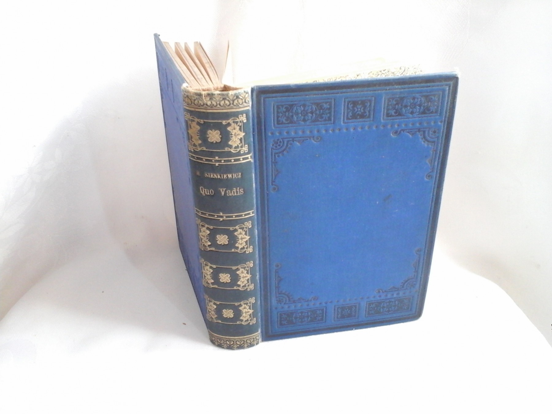 QUO VADIS — roman des temps néroniens (Éditions de la Revue Blanche, Pariz 1900) — na FRANCUSKOM, u ukrasnom povezu — Henryk Sienkiewicz, antikvarna knjiga