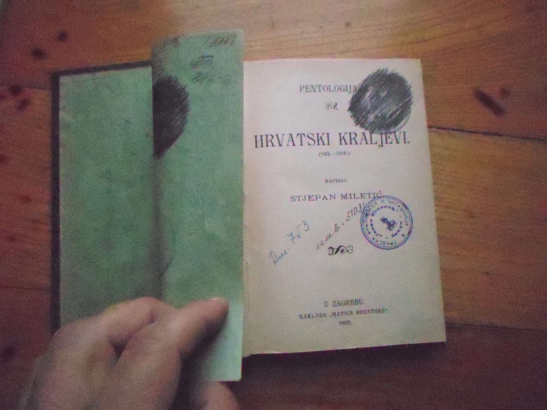 HRVATSKI KRALJEVI (925—1102) — pentologija (Matica hrvatska, Zagreb 1902) — Stjepan Miletić, antikvarna knjiga