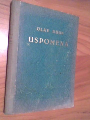 Uspomena — Olav Duun