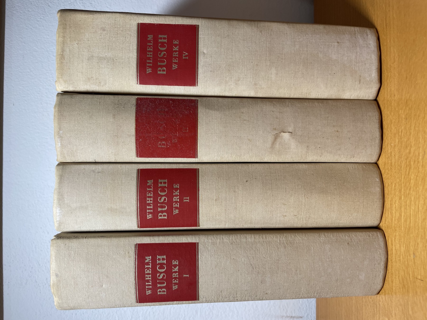 Wilhelm Busch — Werke, komplet 1–4 — Wilhelm Busch