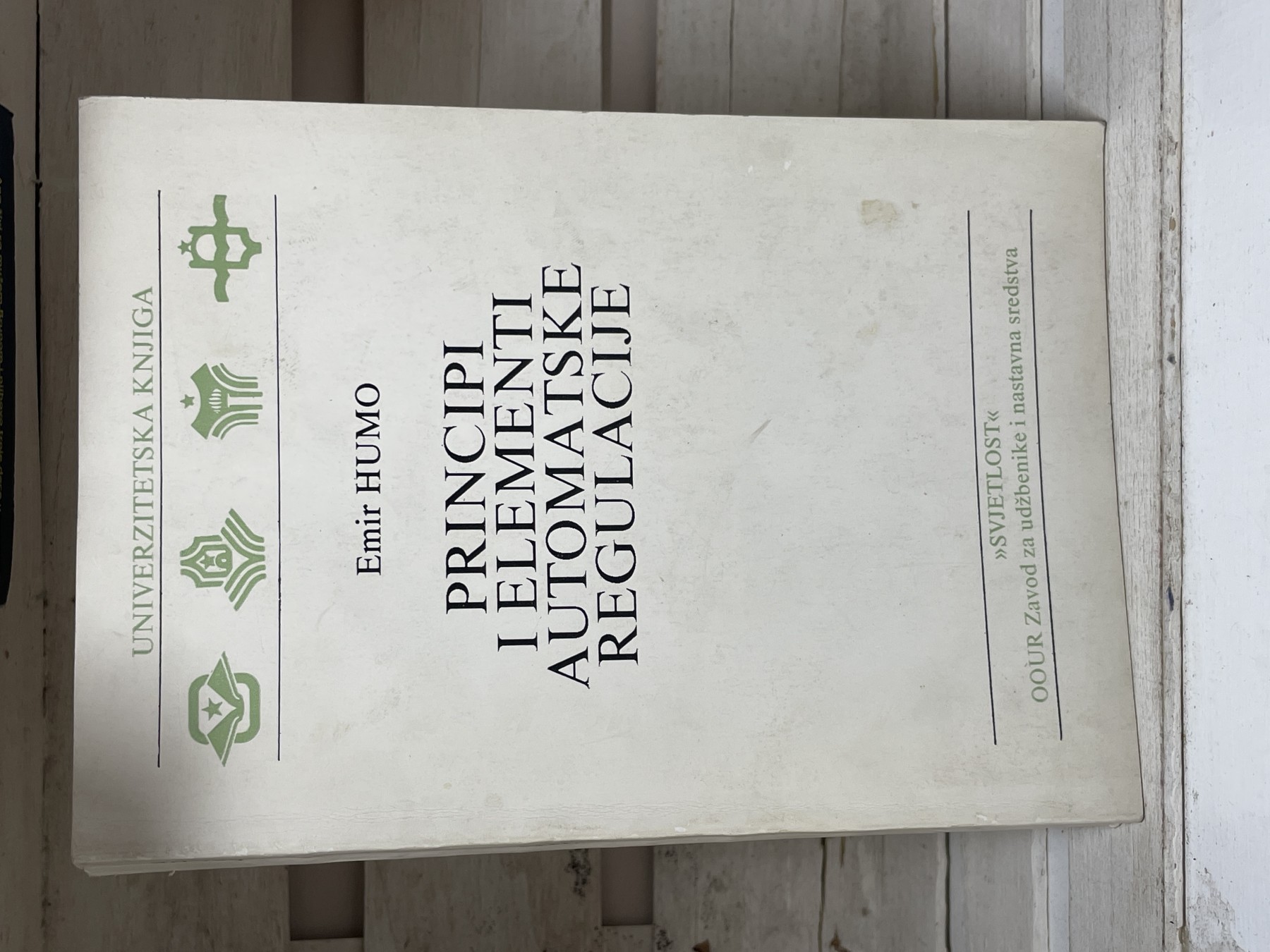 Principi i elementi automatske regulacije — Emir Humo