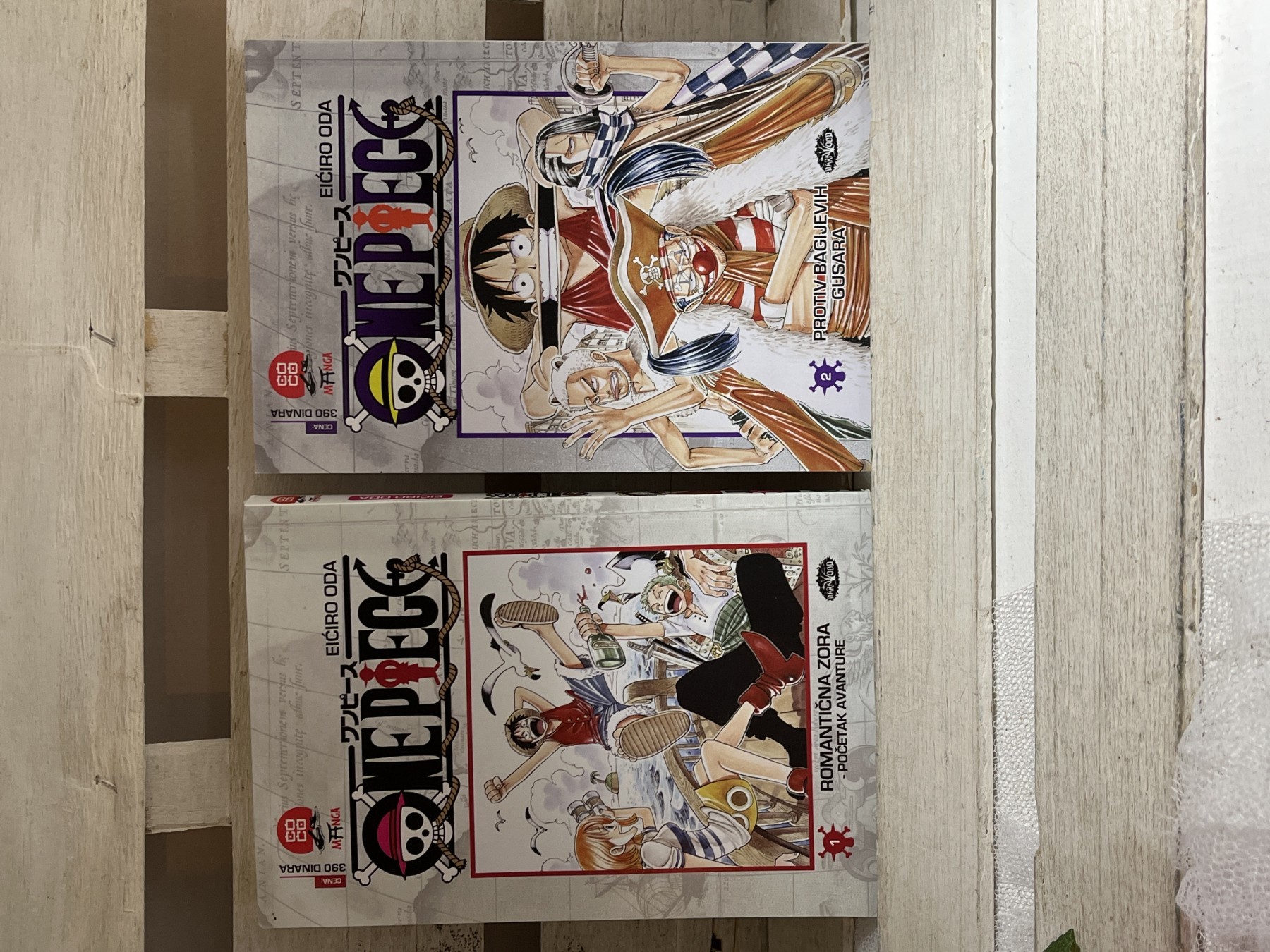 One Piece 1–2 (manga) — Eićiro Oda