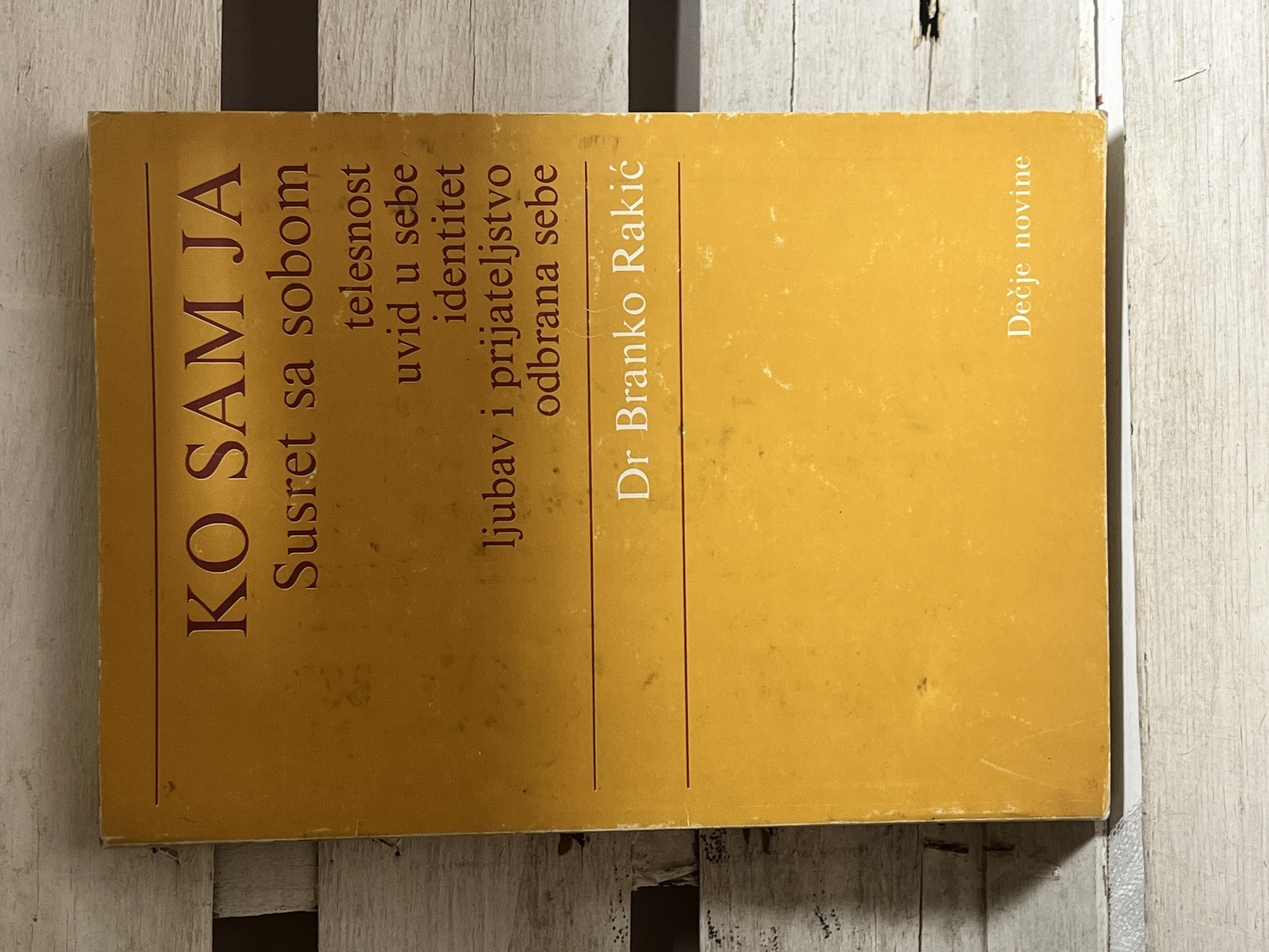 Ko sam ja — susret sa sobom — dr Branko Rakić
