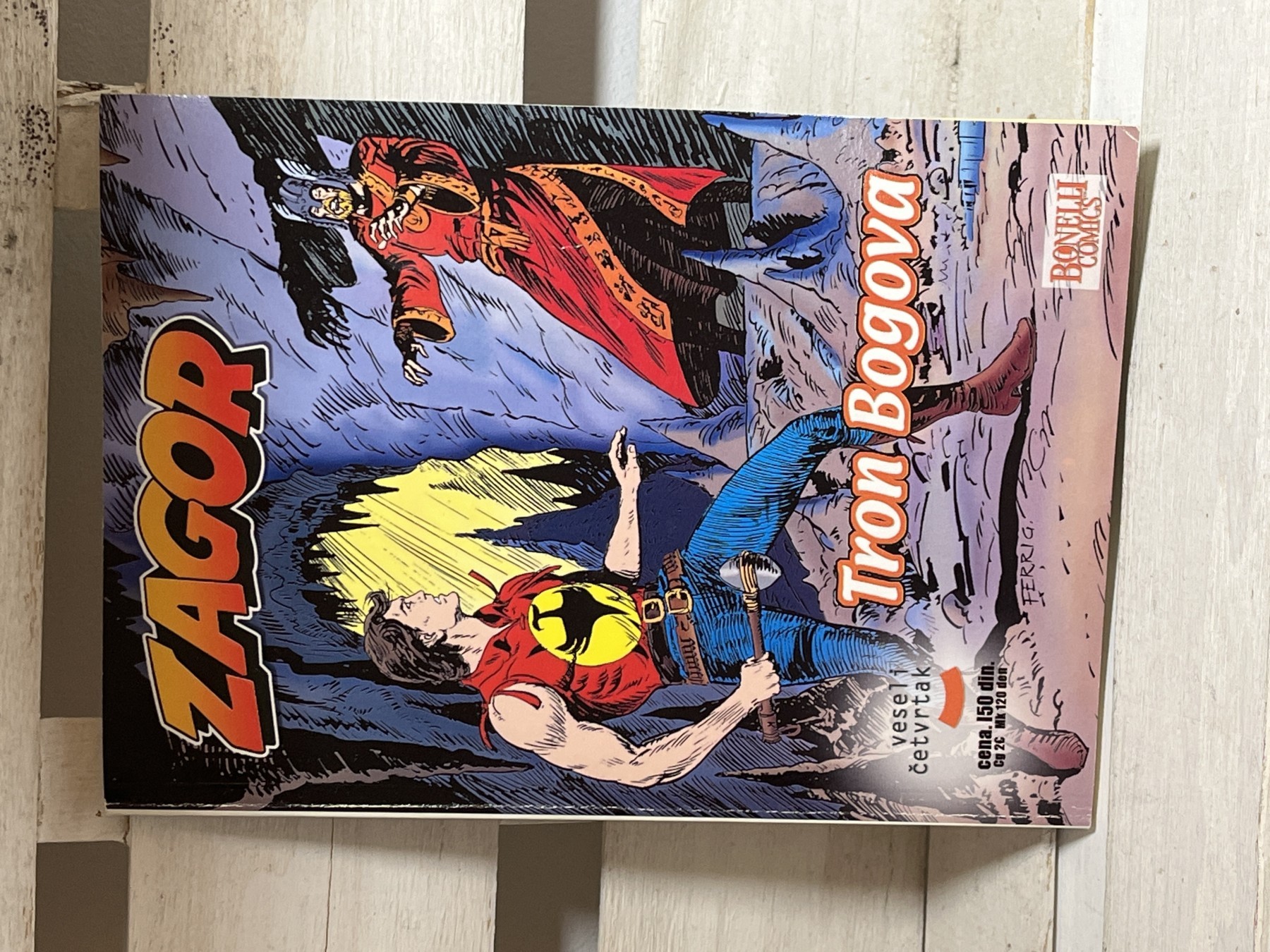 Zagor 14 — Tron bogova — Sergio Bonelli