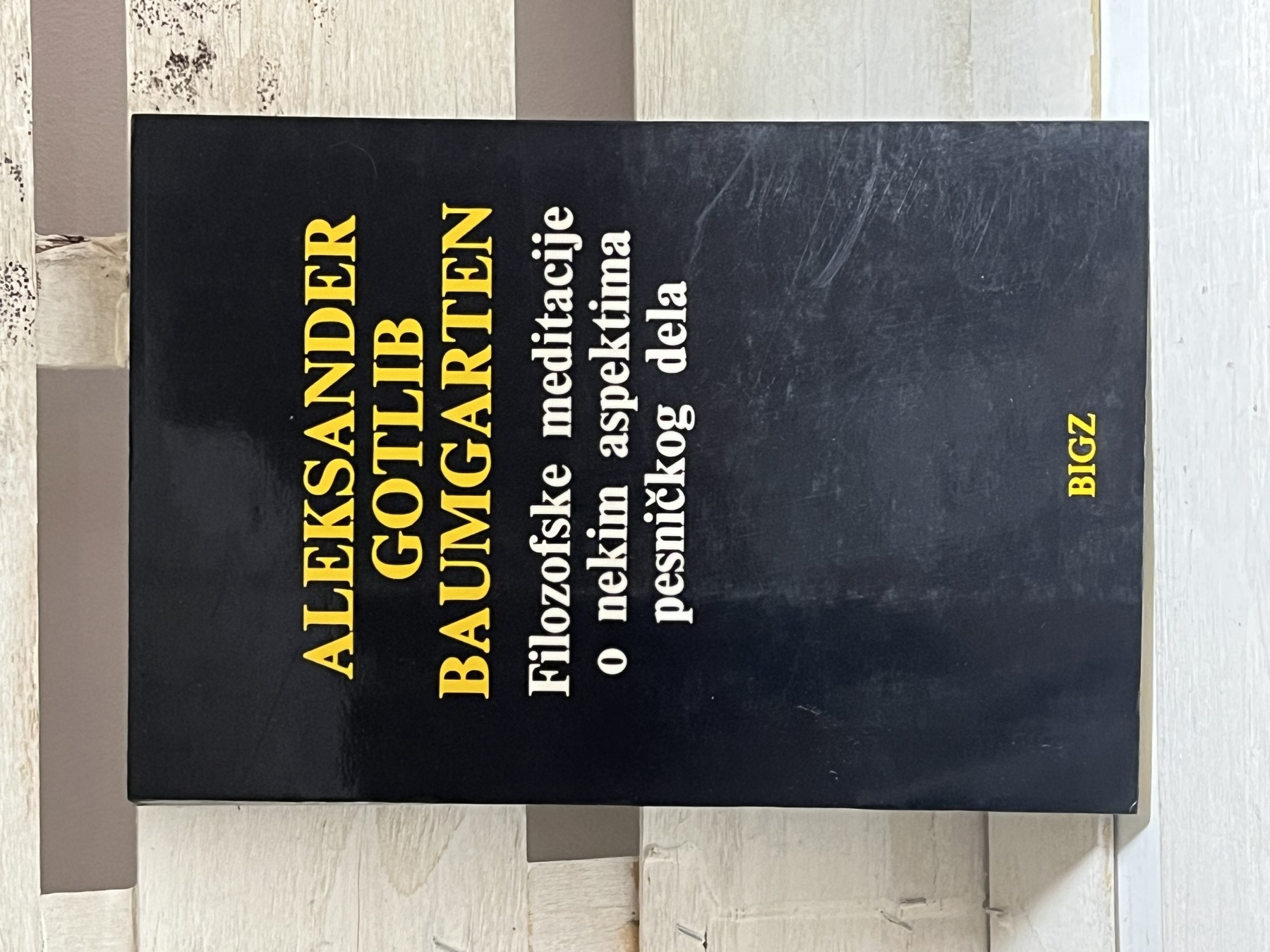 Filozofske meditacije o nekim aspektima pesničkog dela — Aleksander Gotlib Baumgarten