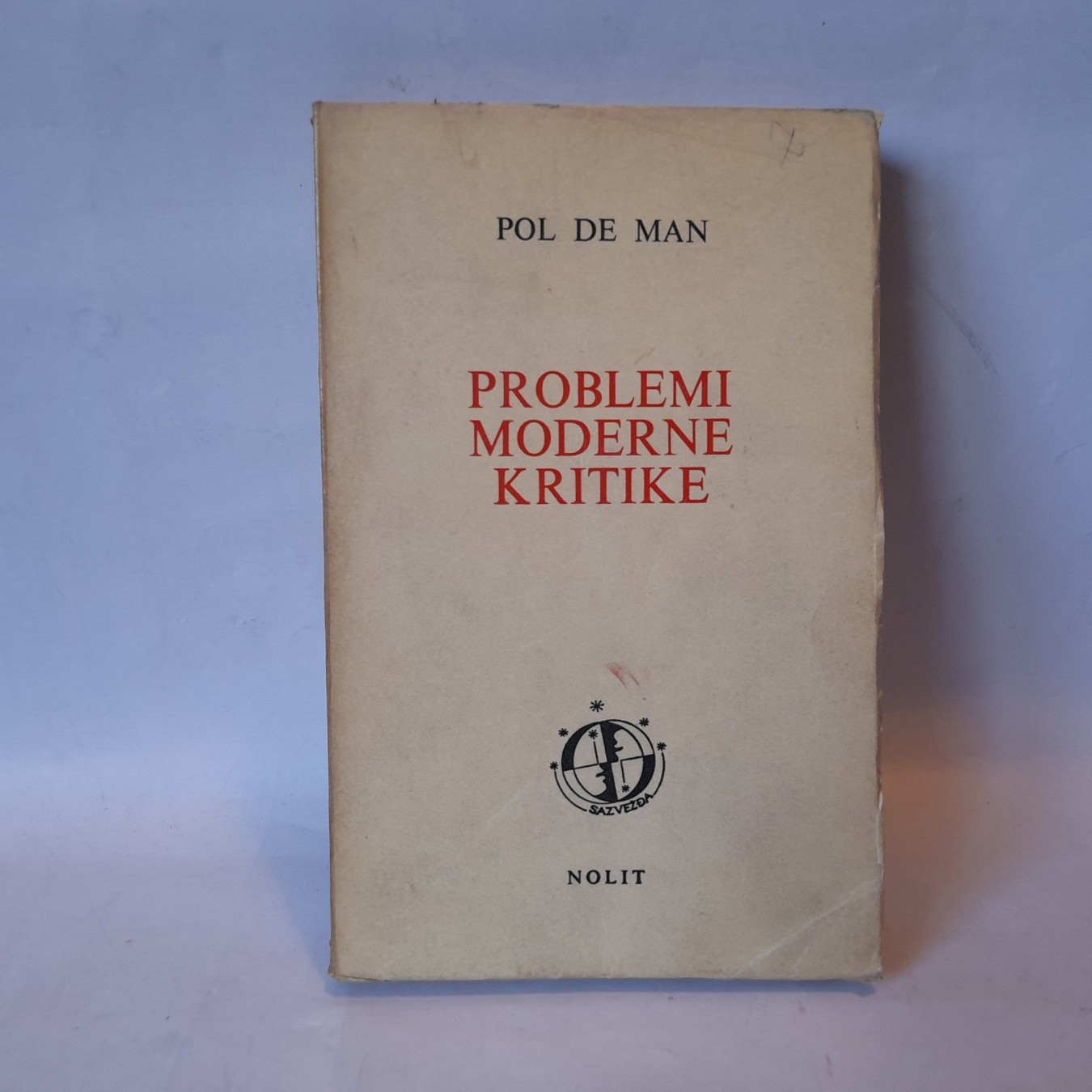 Problemi moderne kritike — Pol de Man