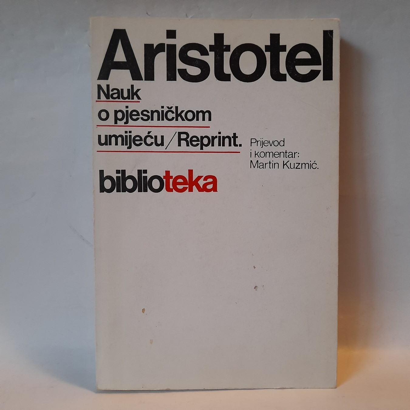 Nauk o pjesničkom umijeću — Aristotel