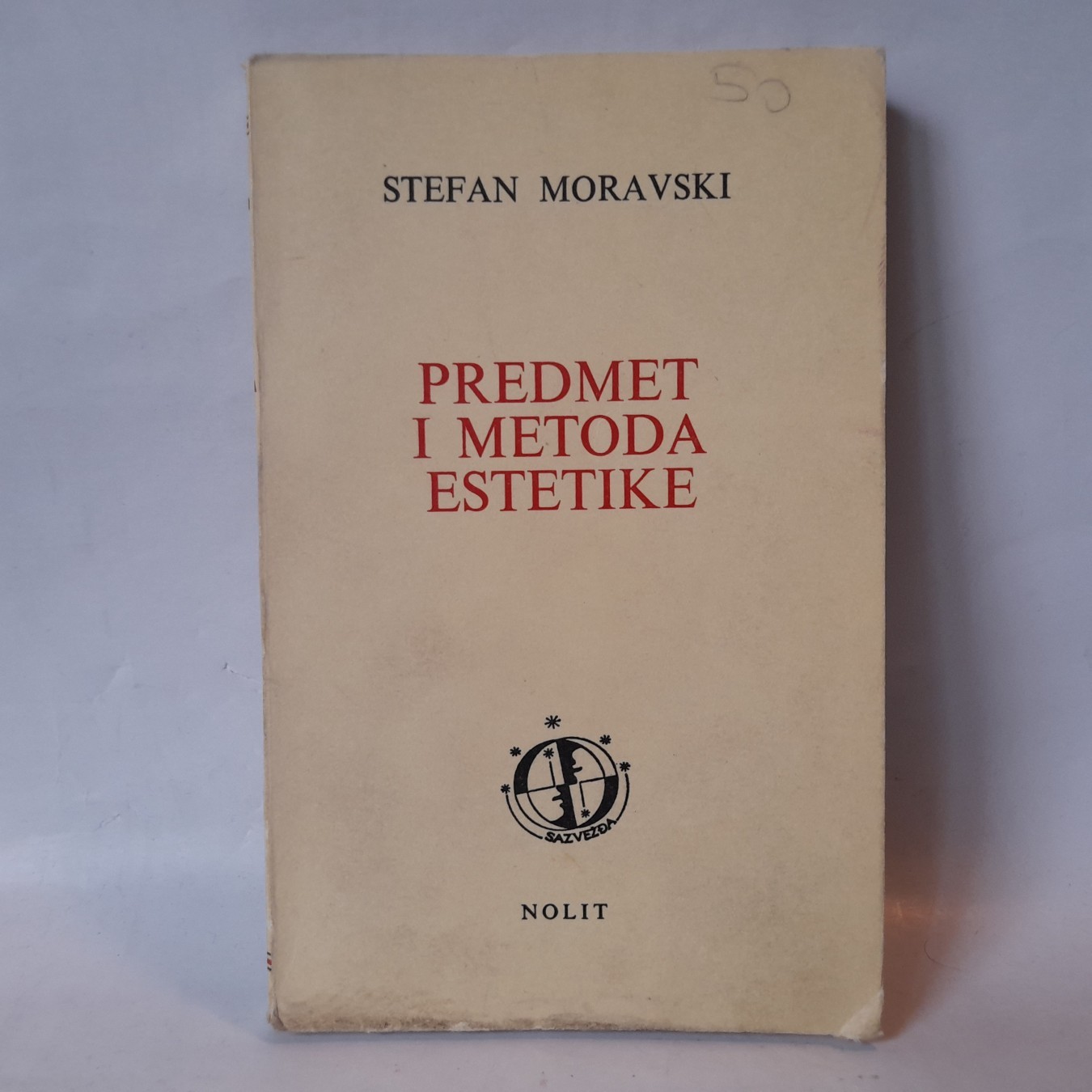 Predmet i metoda estetike — Stefan Moravski