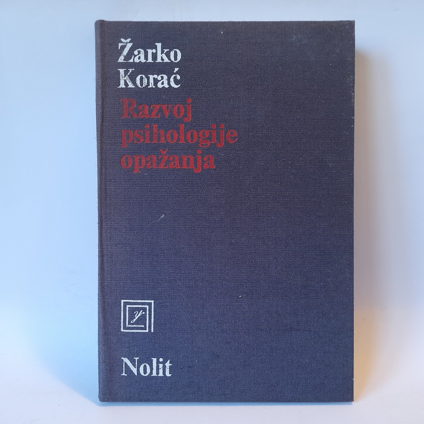Razvoj psihologije opažanja — Žarko Korać