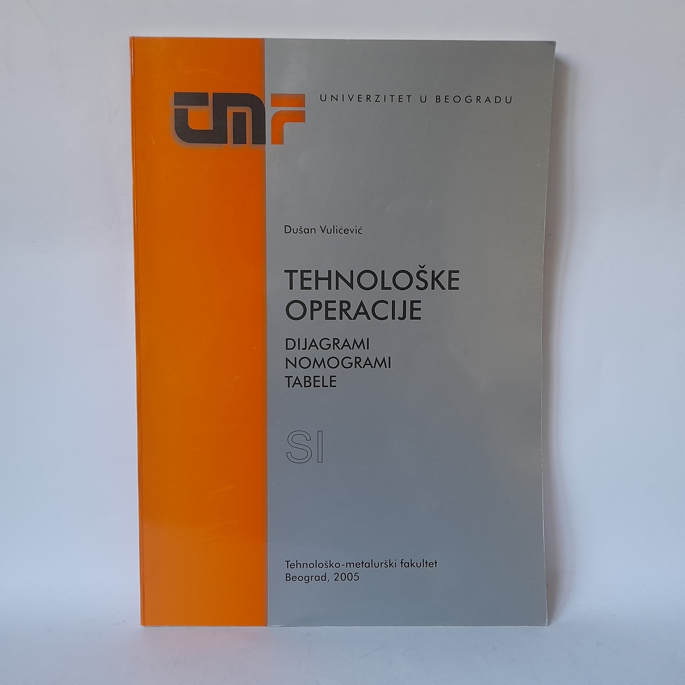 Tehnološke operacije, nomogrami, dijagrami, tabele