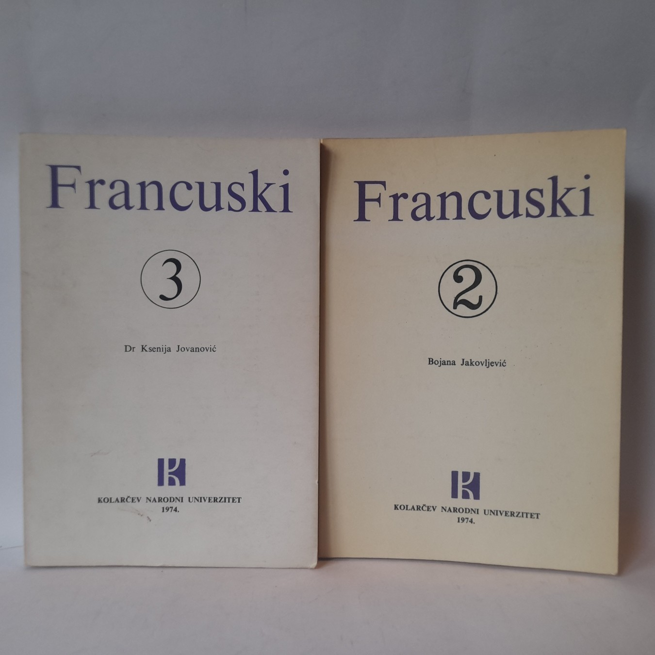 Francuski 2 i 3 — Bojana Jakovljević i Ksenija Jovanović