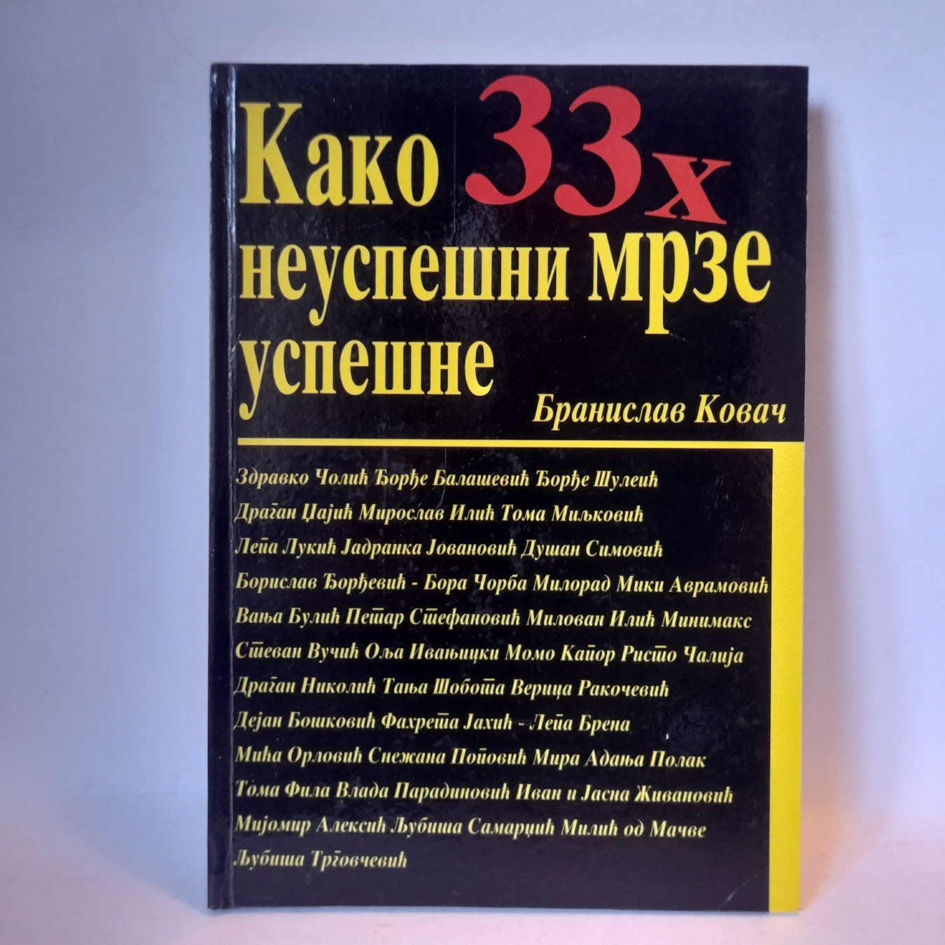 Trideset tri puta kako neuspešni mrze uspešne — Branislav Kovač