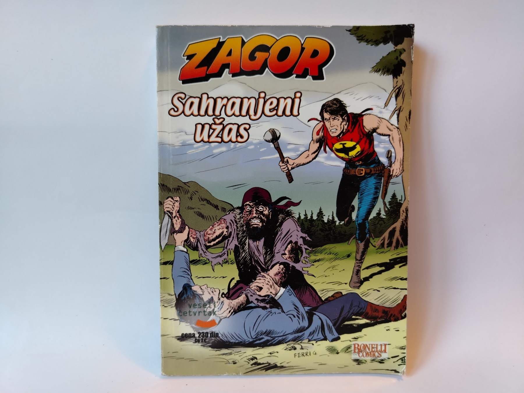 Zagor 75 — Sahranjeni užas — Sergio Bonelli
