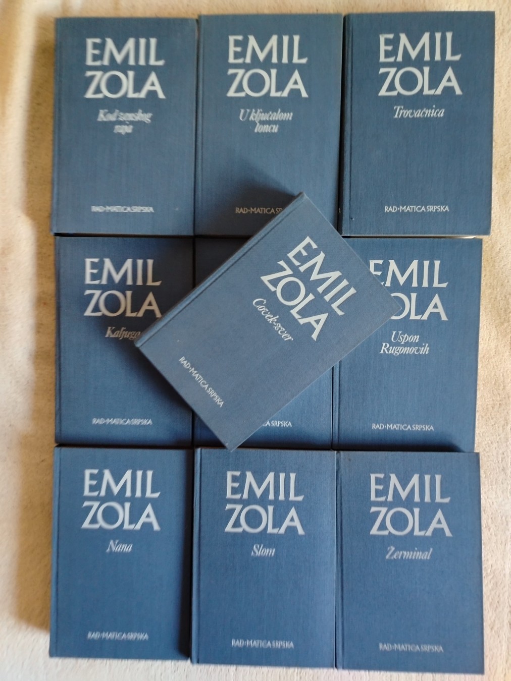 Odabrana dela, 1-10 komplet — Emil Zola