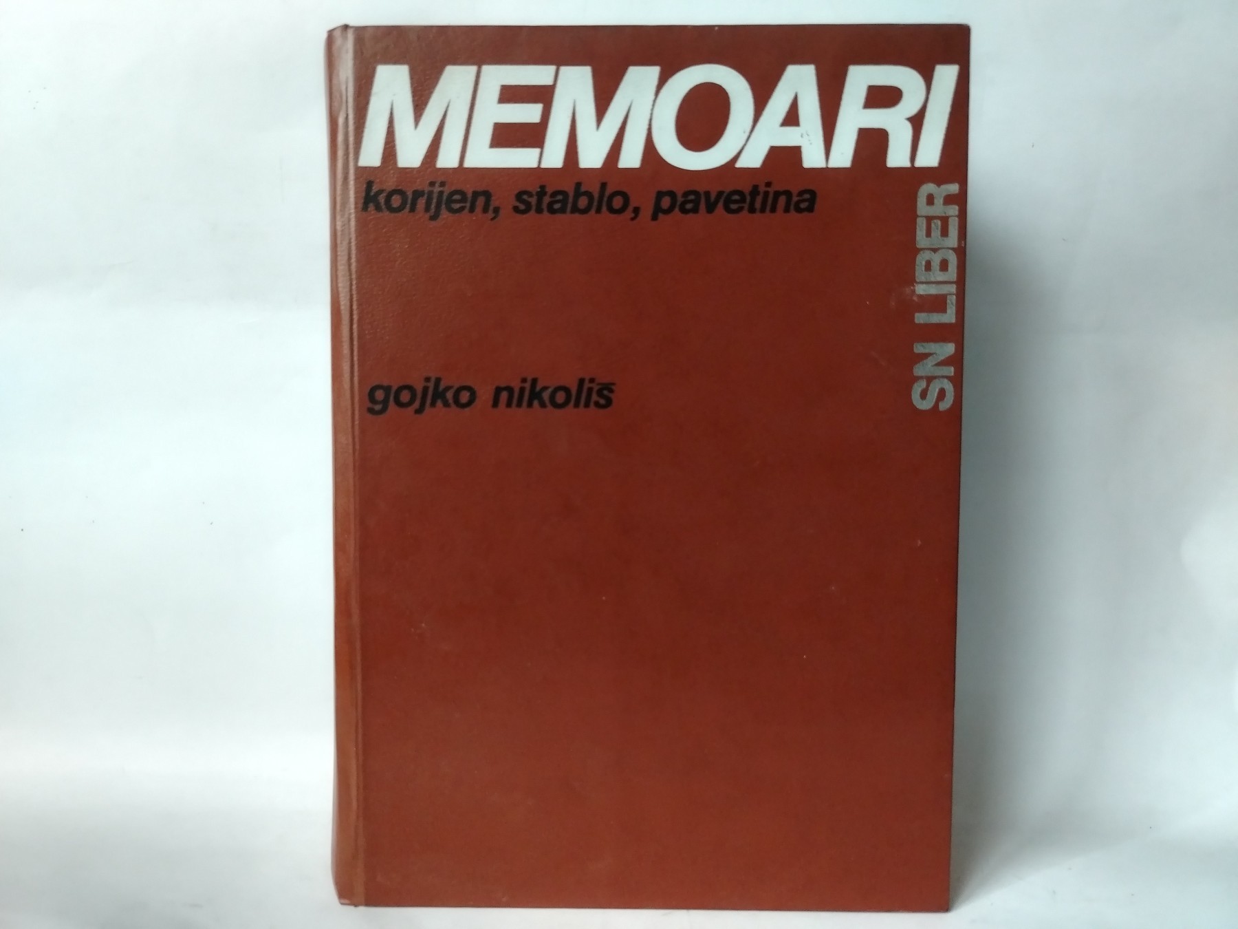 Memoari korijen stablo pavetina — Gojko Nikoliš
