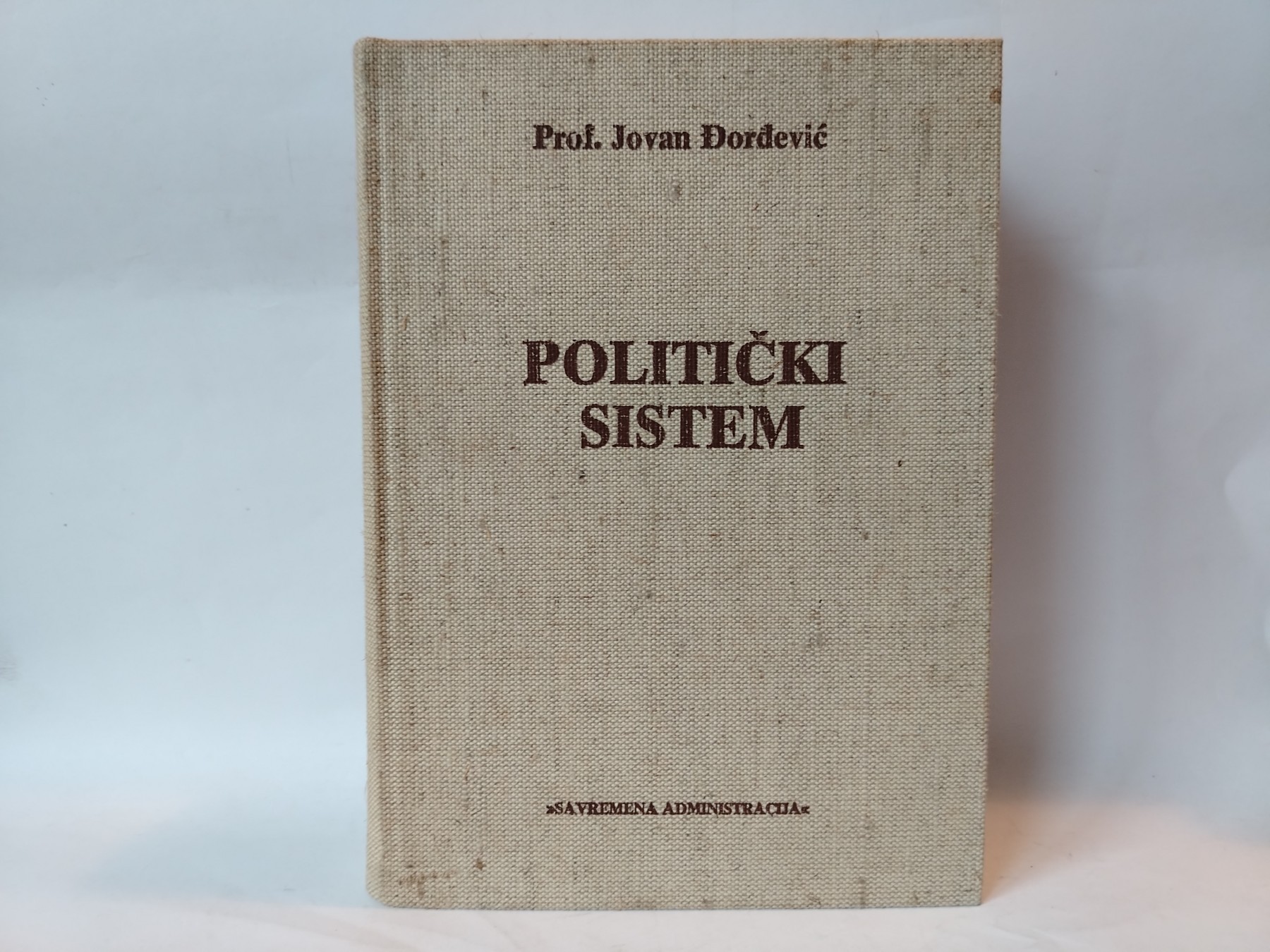 Politički sistem — Jovan Đorđević