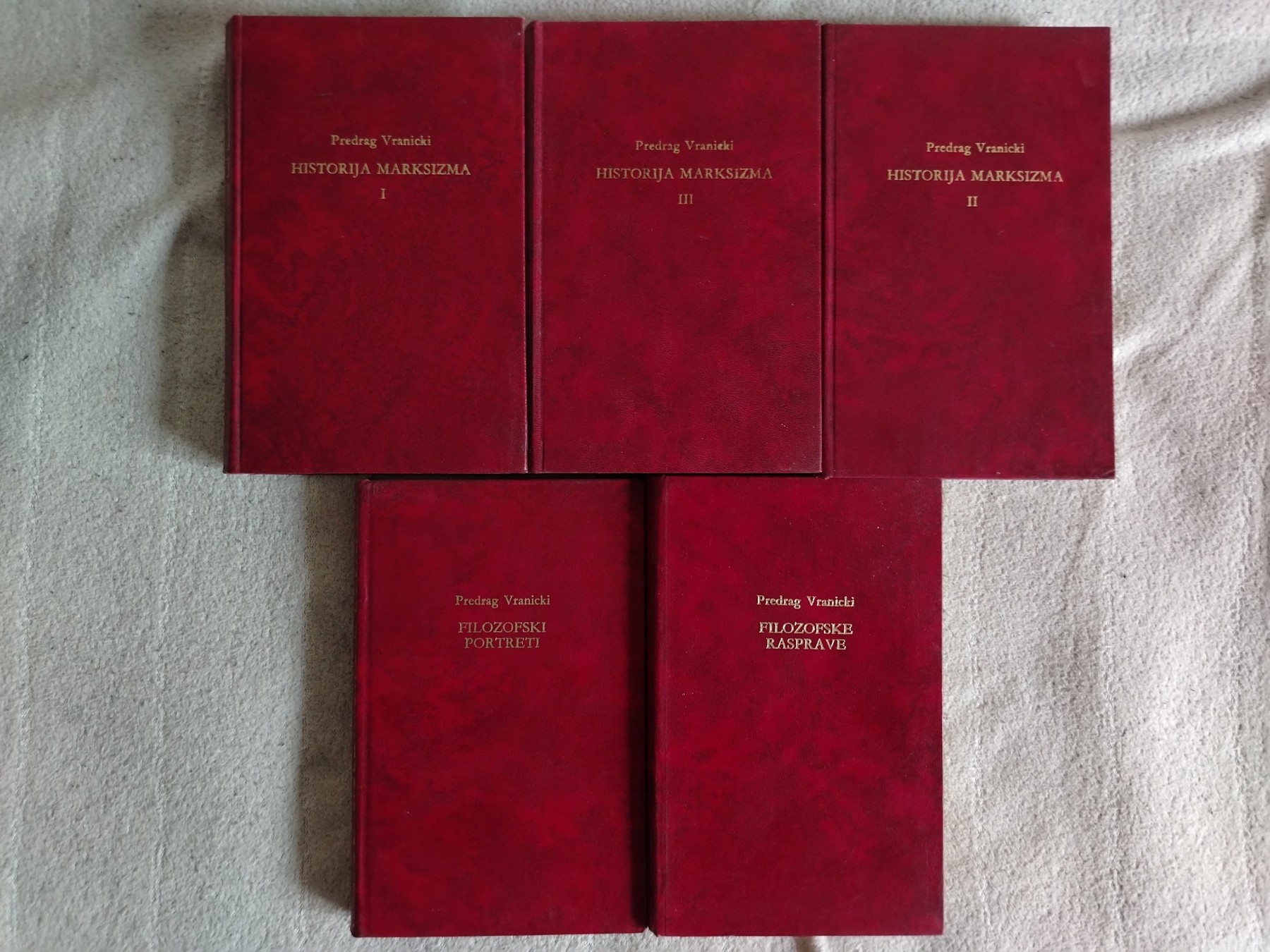 Komplet od 5 knjiga i — Predrag Vranicki
