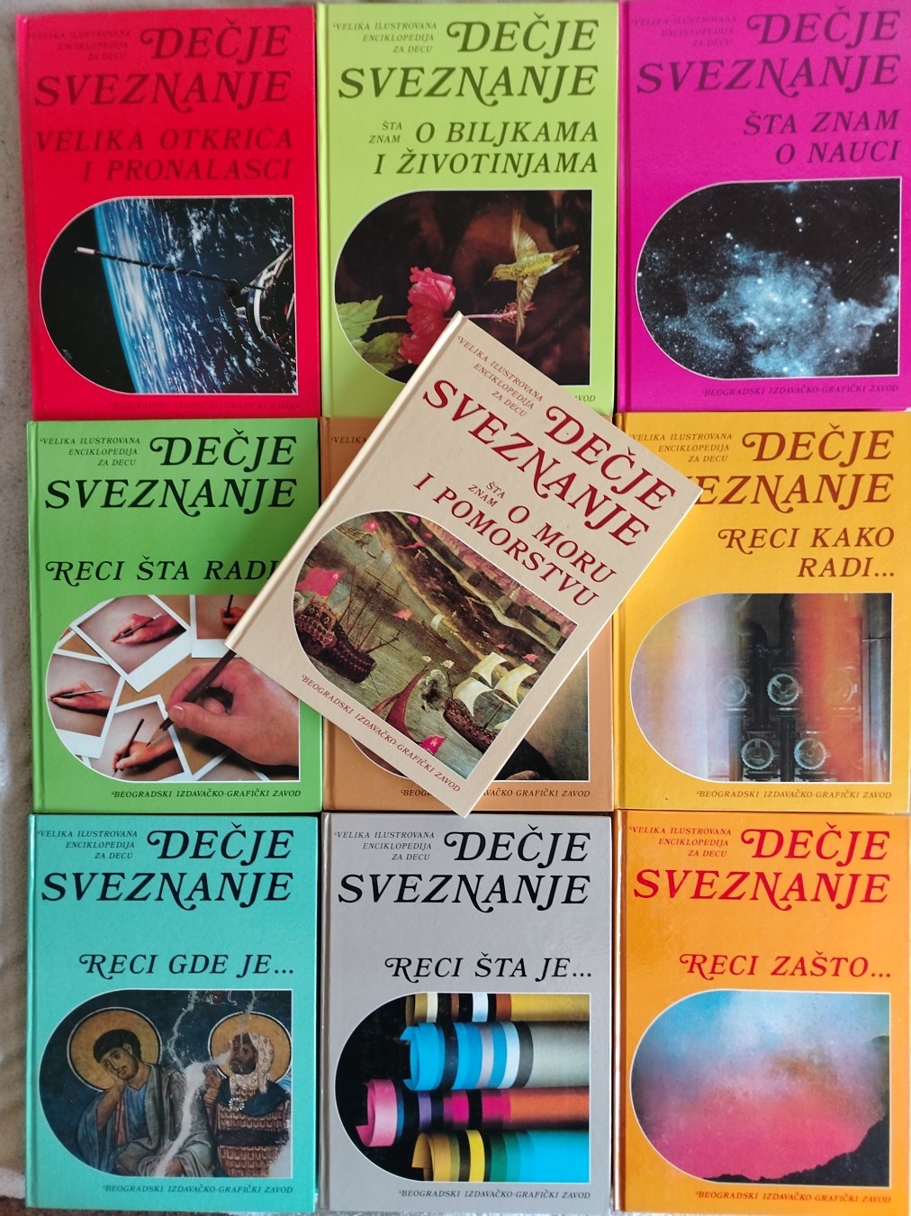 Dečje sveznanje 1 - 10 komplet sa kutijom — Grupa autora