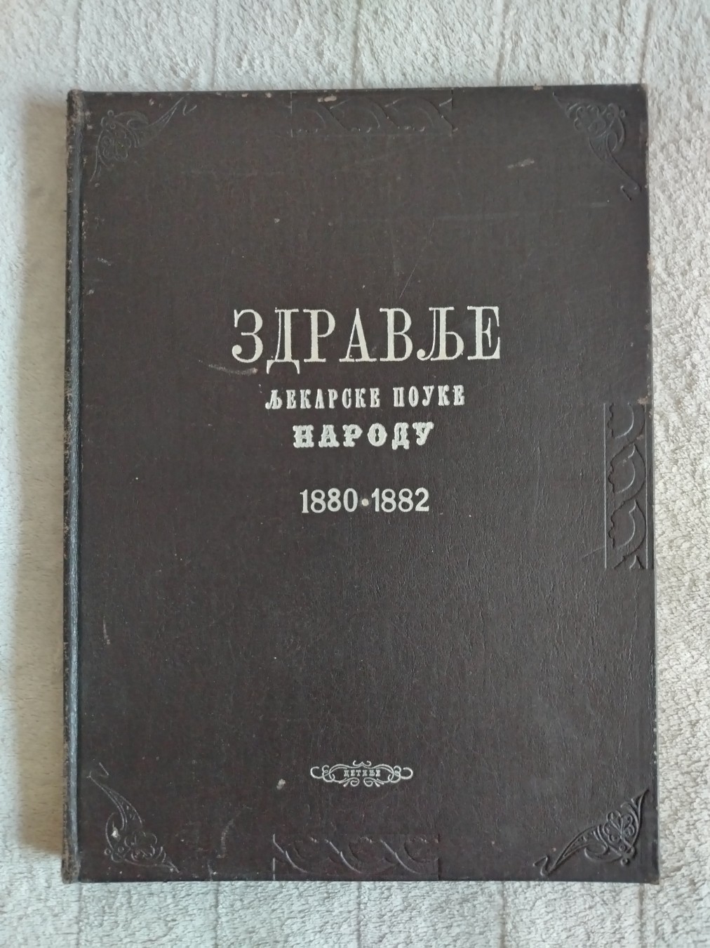 Zdravlje - Lekarske pouke narodu 1880 - 1882 god. — Grupa autora