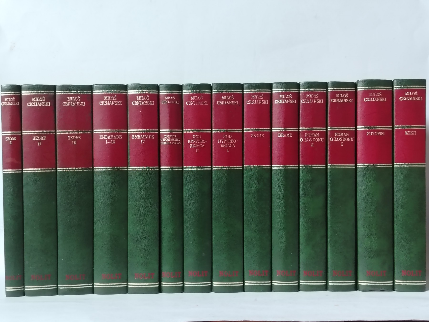 Izabrana dela 1–14 — komplet — Miloš Crnjanski