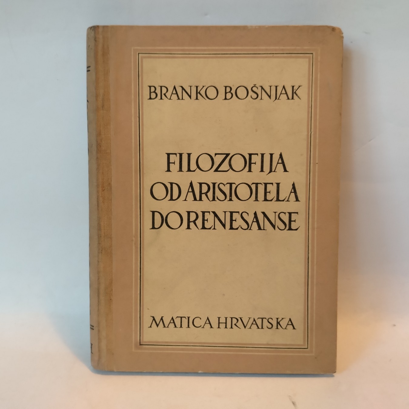 Filozofija od aristotela do renesanse — Branko Bošnjak