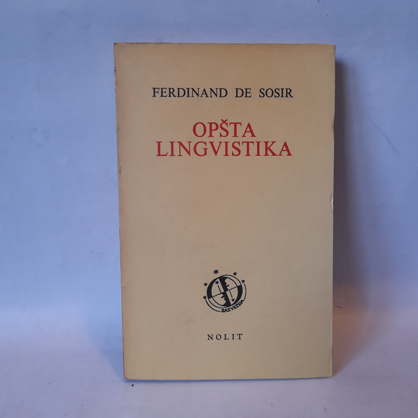 Opšta lingvistika (2) — Ferdinand de Sosir