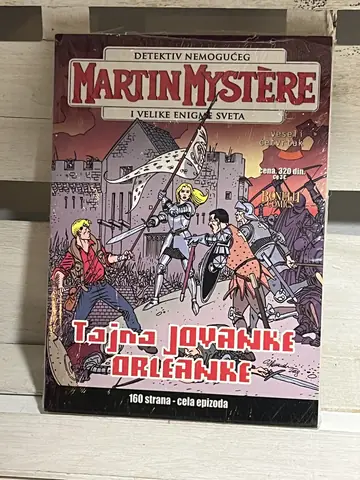 Marti Misterija 21 Tajna Jovanke Orleanke STRIP, polovna knjiga