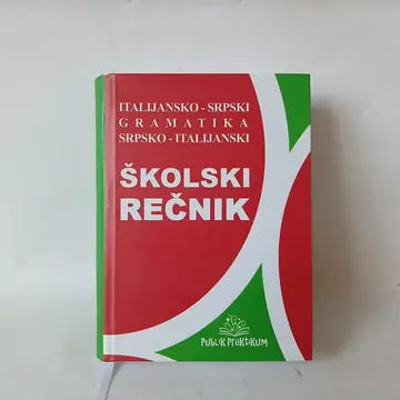 ITALIJANSKO SRPSKI ŠKOLSKI REČNIK — Branka Vranic, polovna knjiga