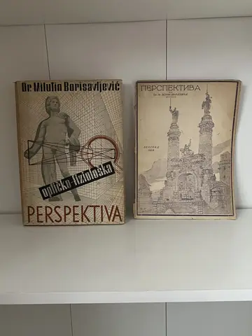 Milutin Borisavljević: Optičko-fiziološka PERSPEKTIVA + — Milutin Borisavljević, polovna knjiga