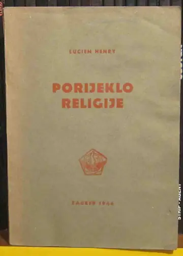 Porijeklo religije — Lucien Henry, antikvarna knjiga
