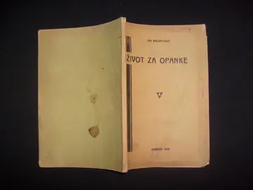 Život za opanke — Ivo Balentović, antikvarna knjiga