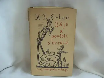 Báje a pověsti slovanské — BROŠIRANO izdanje iz 1928. (knjiga na ČEŠKOM jeziku) — Karel Jaromír Erben, antikvarna knjiga