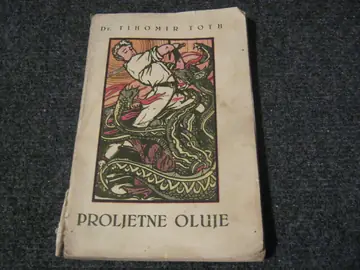 Proljetne oluje — PRVO IZDANJE NA HRVATSKOM (Zagreb 1930) — dr Tihomir Tot (Tihamér Tóth), antikvarna knjiga