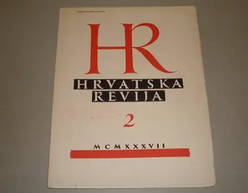 Hrvatska revija, broj 2 za 1937 — sa reprodukcijom Becićevog „Pastira" u boji — Matica hrvatska — Hrvatska revija, antikvarna knjiga