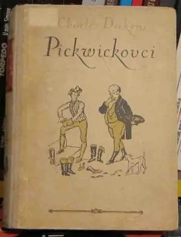 PICKWICKOVCI, I dio — ilustrovana korica — Charles Dickens, antikvarna knjiga