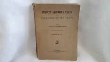 POVIJEST SREDNJEGA VIJEKA za više razrede srednjih učilišta — drugo izdanje (Zagreb, 1920) — Dr Stjepan Srkulj, antikvarna knjiga